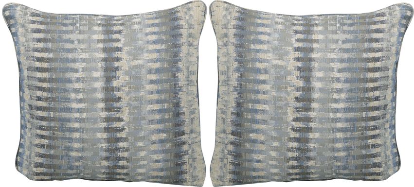 Handcraft Denim Accent Pillow (Set of 2)