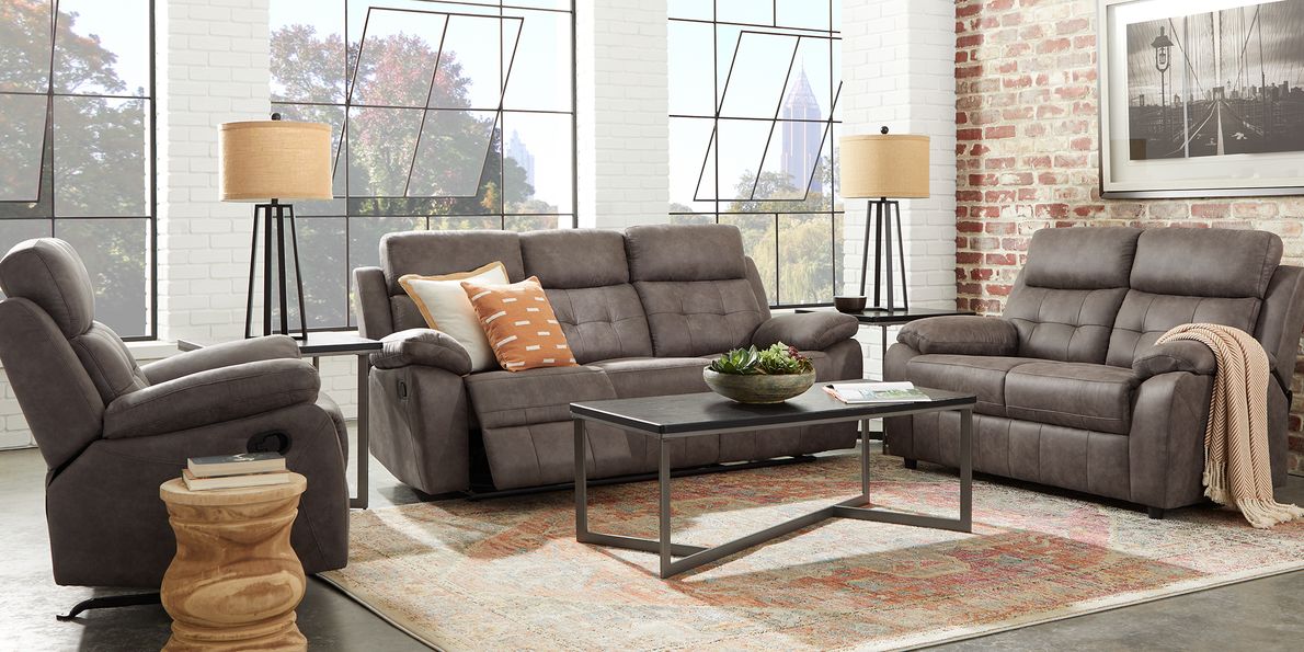 Slate reclining sofa new arrivals