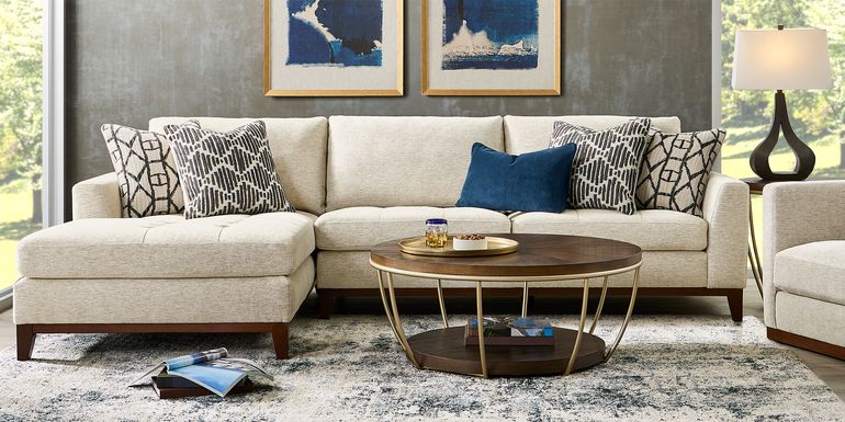 Harmon Beige 2 Pc Sectional