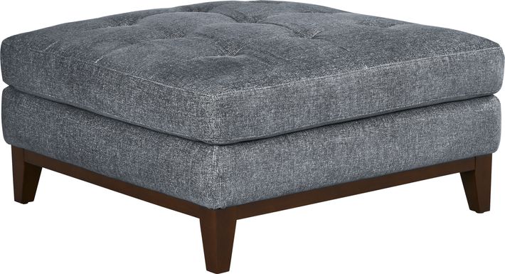 Harmon Indigo Cocktail Ottoman