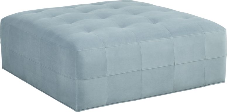 Harper Blue Cocktail Ottoman