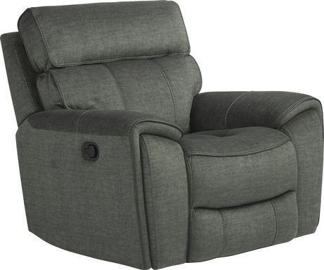 Hosford Dark Gray Glider Recliner