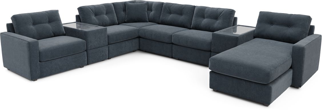 Indigo 8 Pc Power Reclining ModularOne
