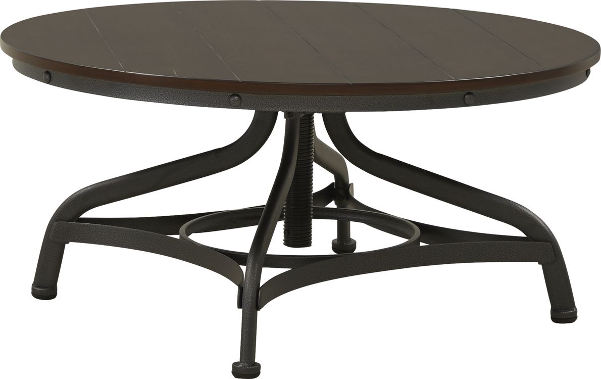 Industry Place Cherry Adjustable Cocktail Table