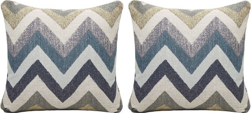 Fast Track Beach Glass Accent Pillow (Set of 2)