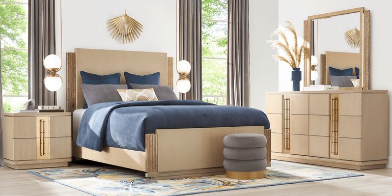 Issabela Caramel 5 Pc King Bedroom