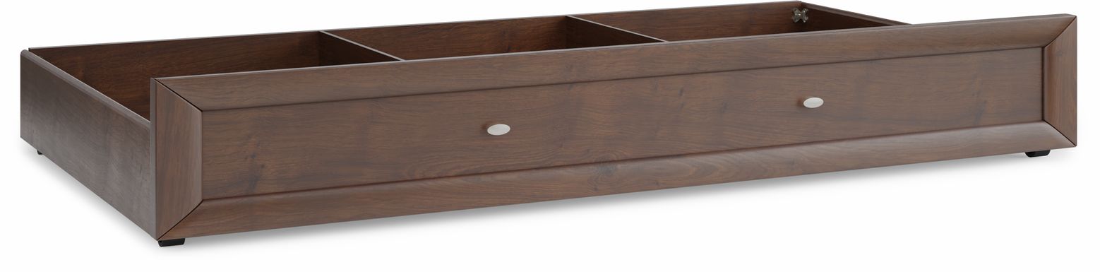 Kids Ivy League 2.0 Walnut Twin Storage Trundle