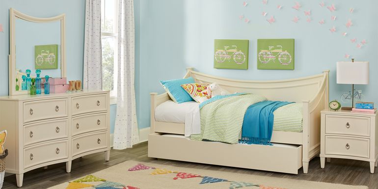 Kids Jaclyn Place Ivory Twin Daybed Bedroom