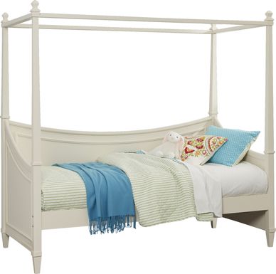 Kids Jaclyn Place Ivory Twin Canopy Daybed