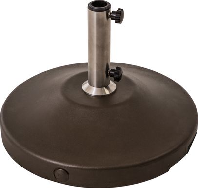 Jaida Brown 80 lb. Umbrella Base With Wheel