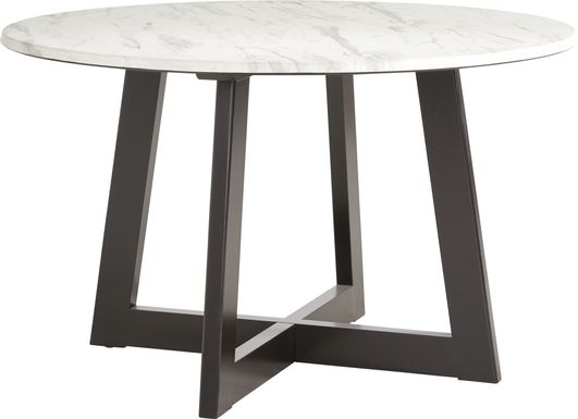 Jarvis White 2 Pc Round Dining Table