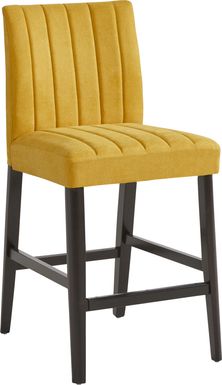 Jarvis Yellow Counter Stool