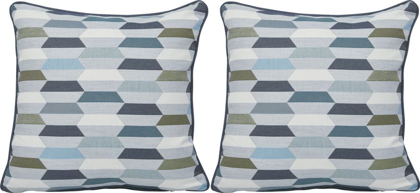 Precise Galaxy Indoor/Outdoor Accent Pillow, Set of Two