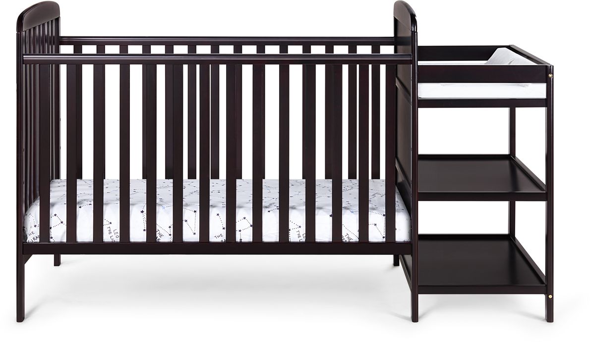 Crib with hotsell attached changing table