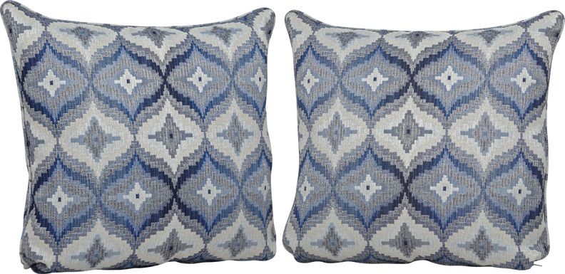 Justine Denim Accent Pillows (Set of 2)