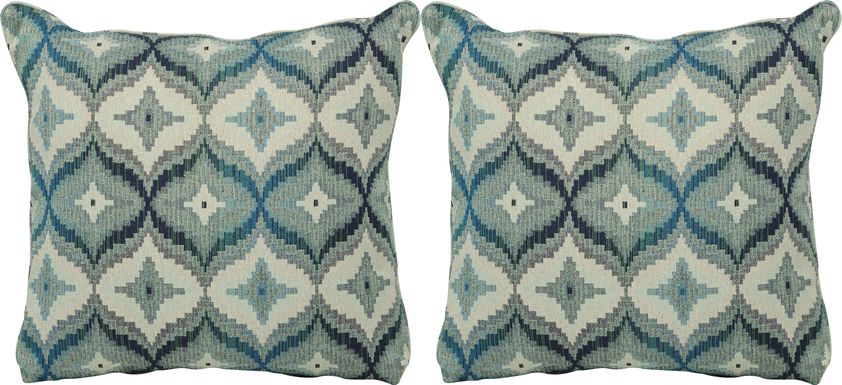 Justine Peacock Accent Pillows (Set of 2)