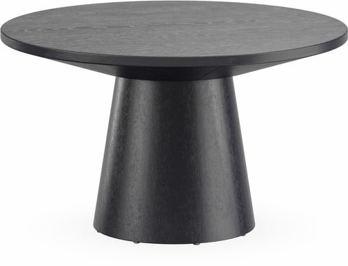 Kendall Black 29" Round Cocktail Table
