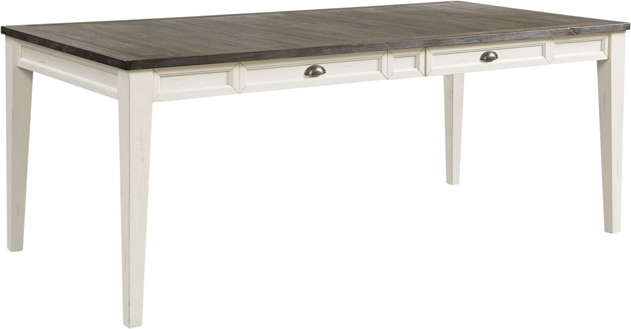 Keston White Rectangle Dining Table