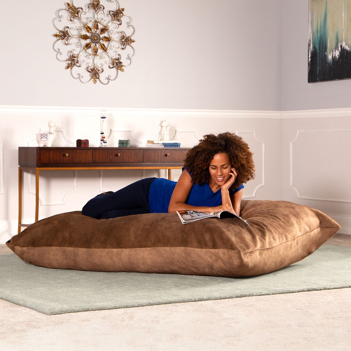 Bean bag hotsell floor pillow