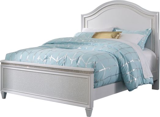 Kids Angelique White Twin Panel Bed