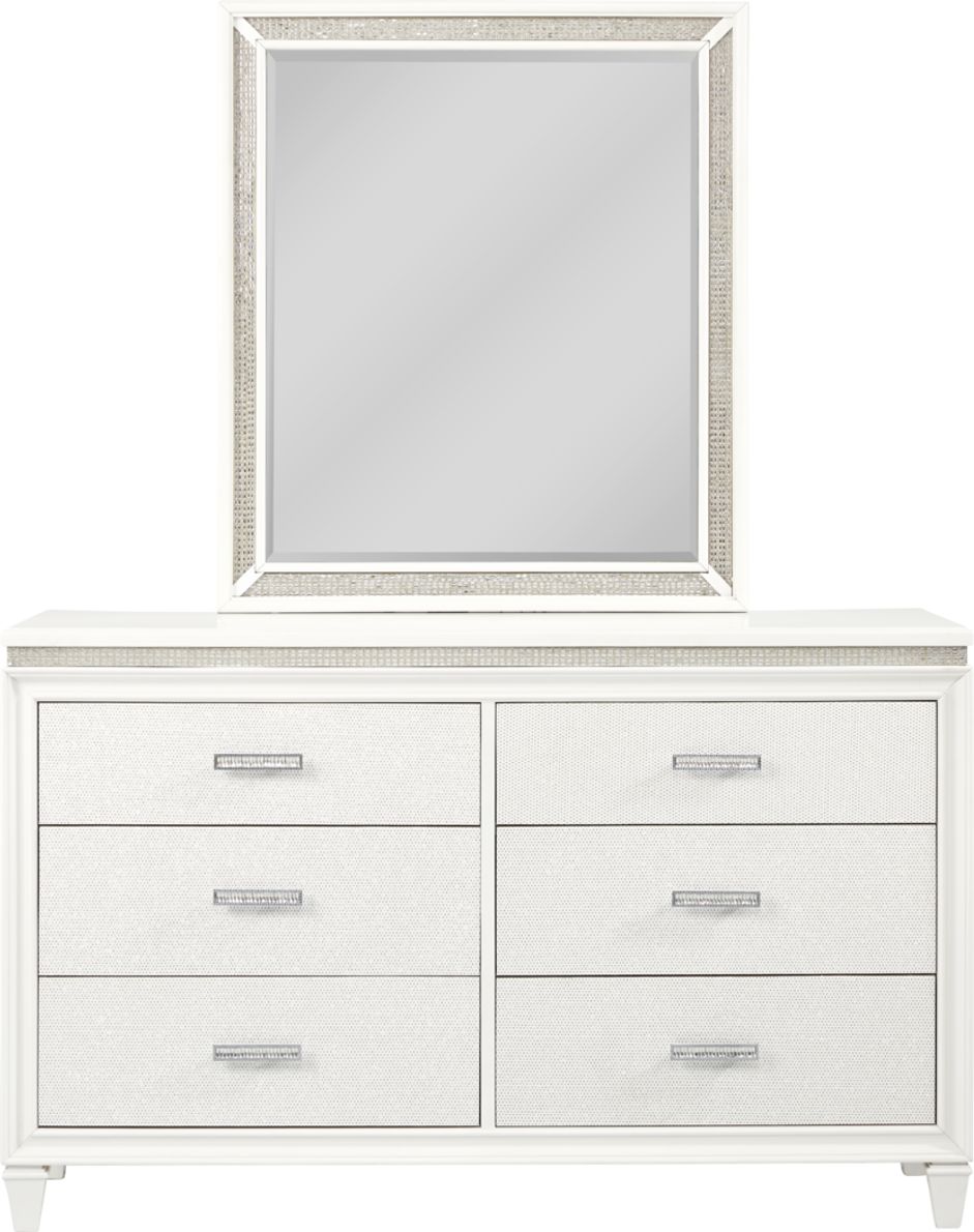 Kids white dresser with mirror shop