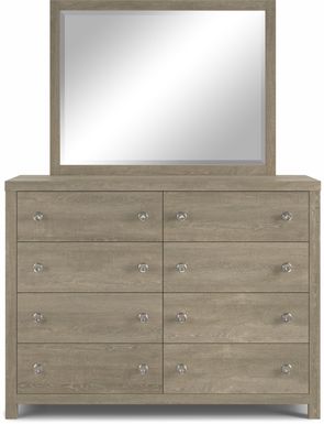 Kids Barringer Place Gray Dresser & Mirror Set