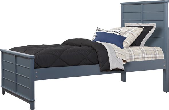 Kids Bay Street Blue Twin Panel Bed