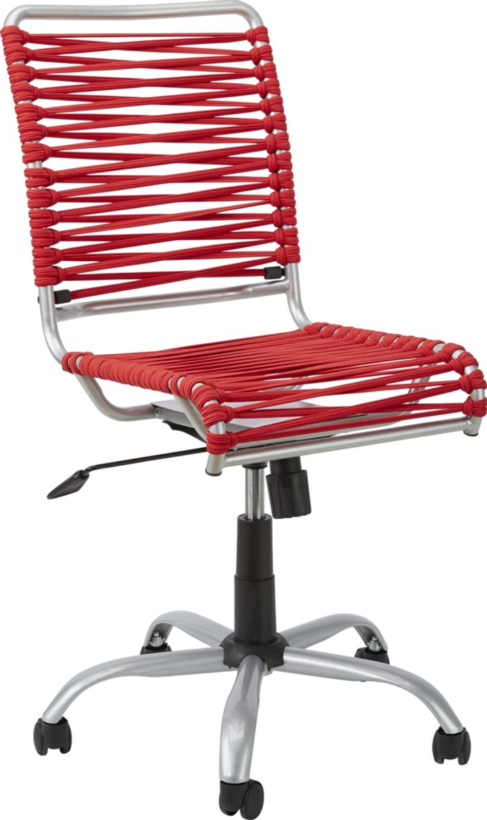 Red bungee store chair