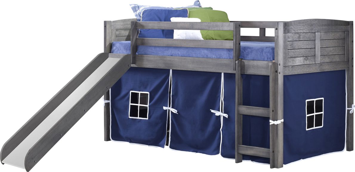 Gladwin junior twin low deals loft bed with tent