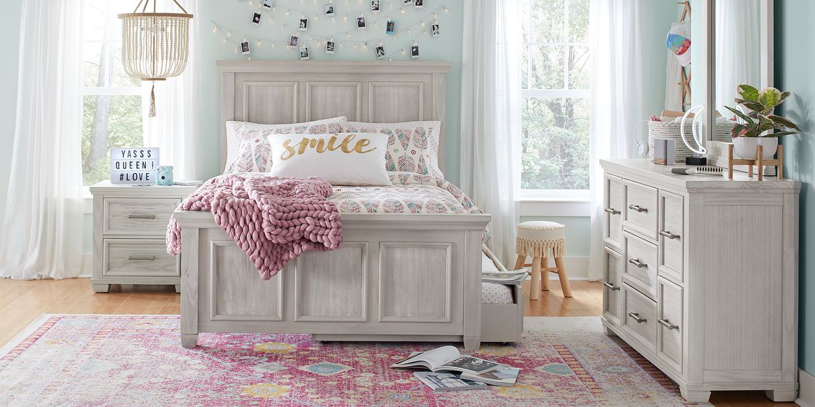 Ash gray deals bedroom set