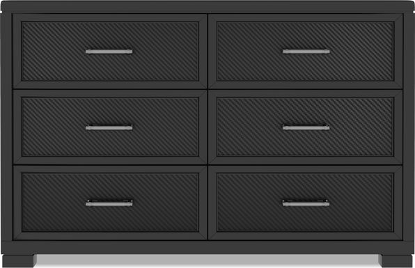 Kids Carbon Optix Black Dresser