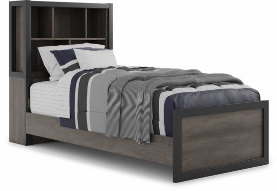 Kids Colefax Avenue Dark Gray 3 Pc Twin Bookcase Bed