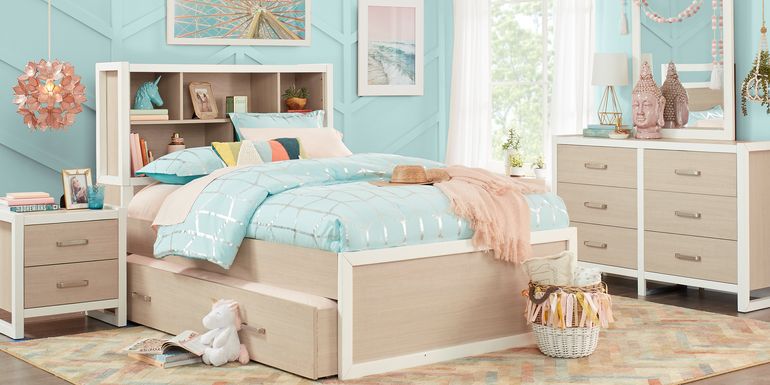 Kids Colefax Avenue White 5 Pc Full Bookcase Bedroom