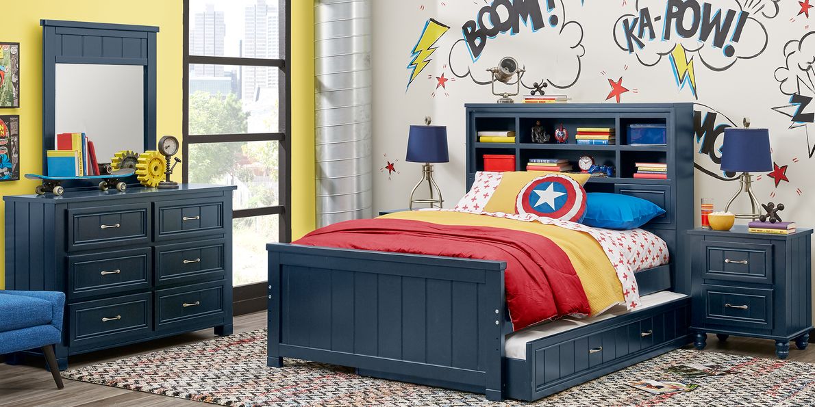 Navy kids bedroom store