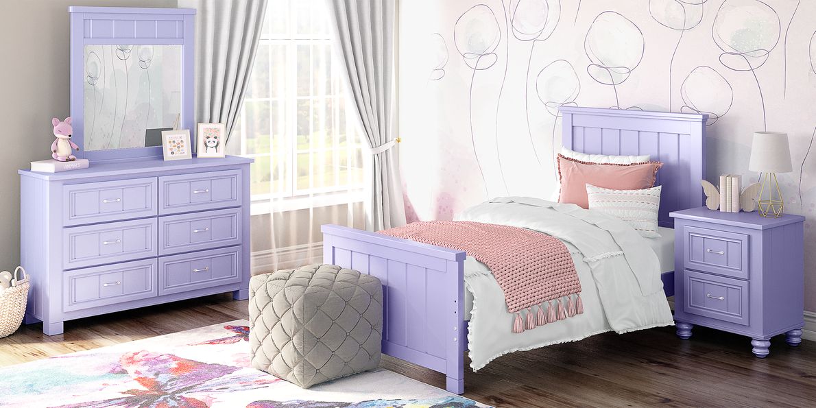 Kids purple bed store