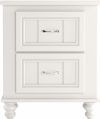 Kids Cottage Colors White Nightstand