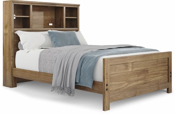 Kids Creekside 2.0 Chestnut 3 Pc Full Bookcase Bed