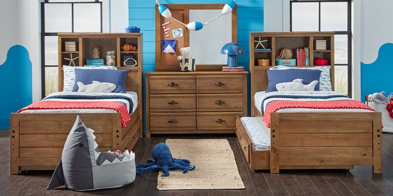 Kids Creekside 2.0 Chestnut Twin Bookcase Bedroom