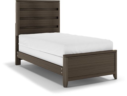Kids Elliot Park Cinnamon Twin Panel Bed