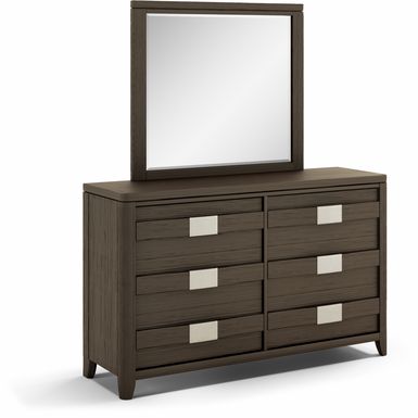 Kids Elliot Park Cinnamon Dresser & Mirror Set