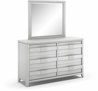 Kids Elliot Park Platinum Dresser & Mirror Set