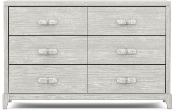 Kids Emilie Rose Wirebrush Gray Dresser