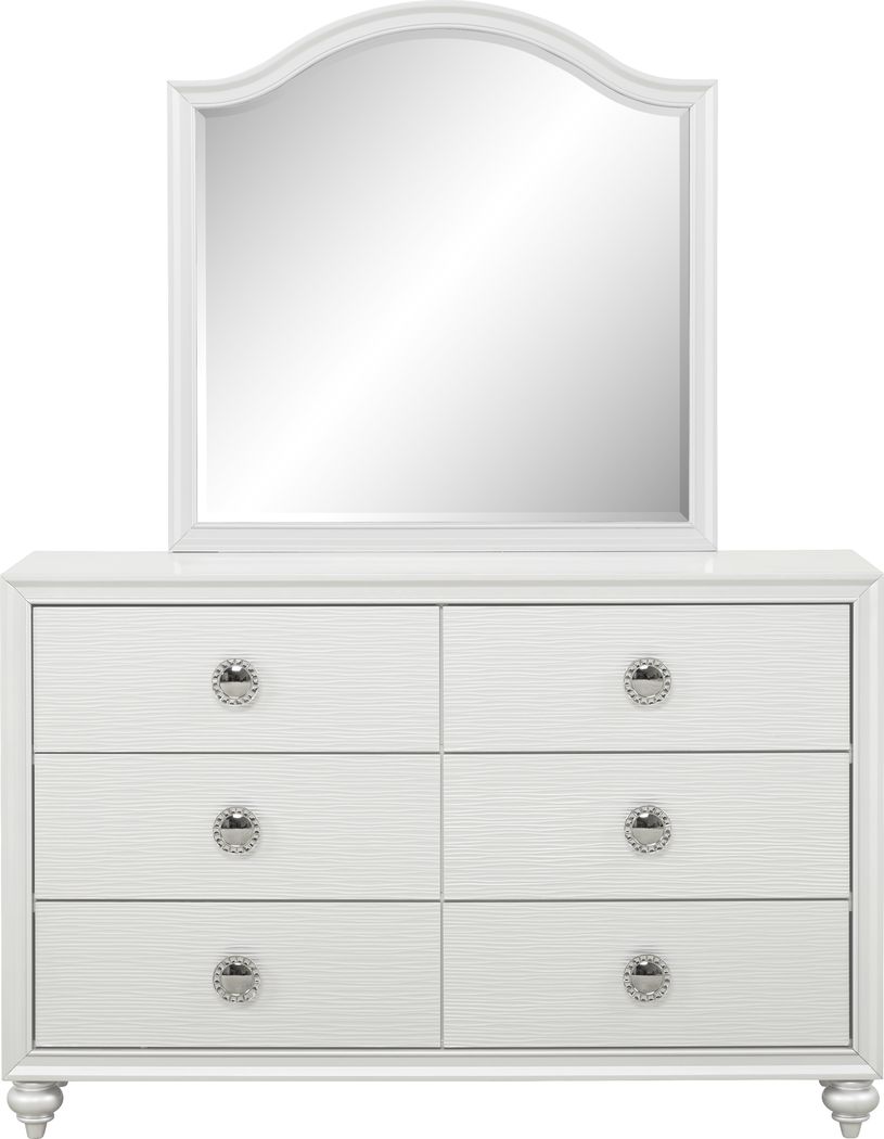 Childrens white dresser clearance with mirror