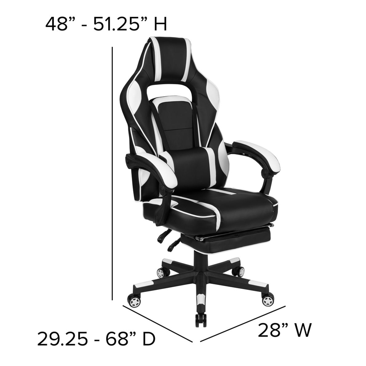 Exfor White Gaming Chair - Rooms To Go