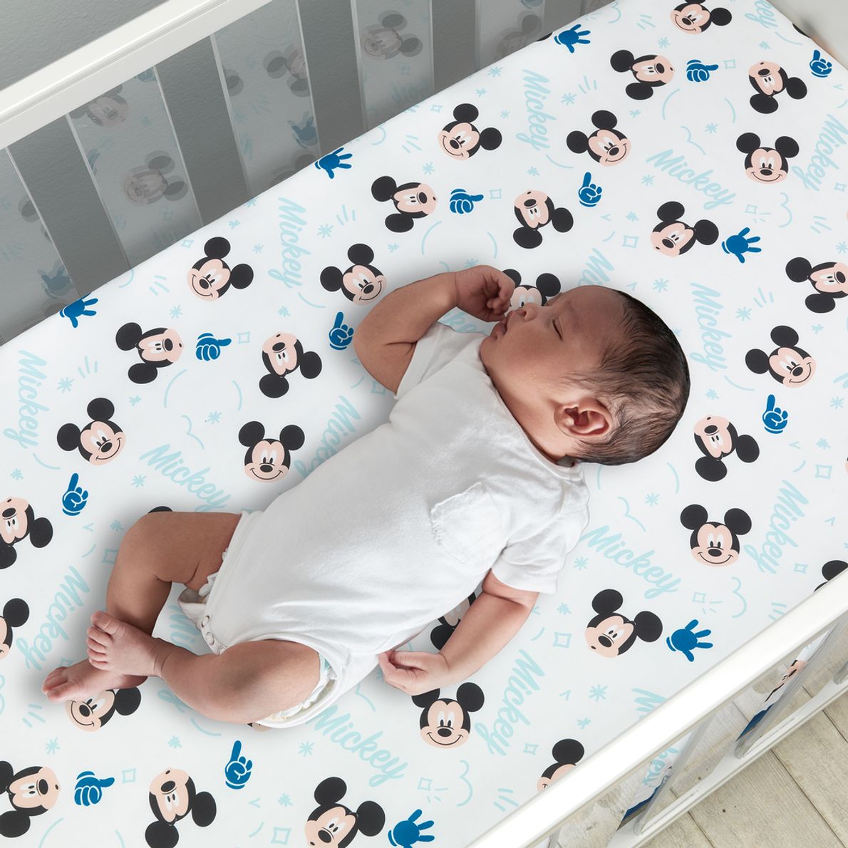 Mickey mouse sales crib bedding sets