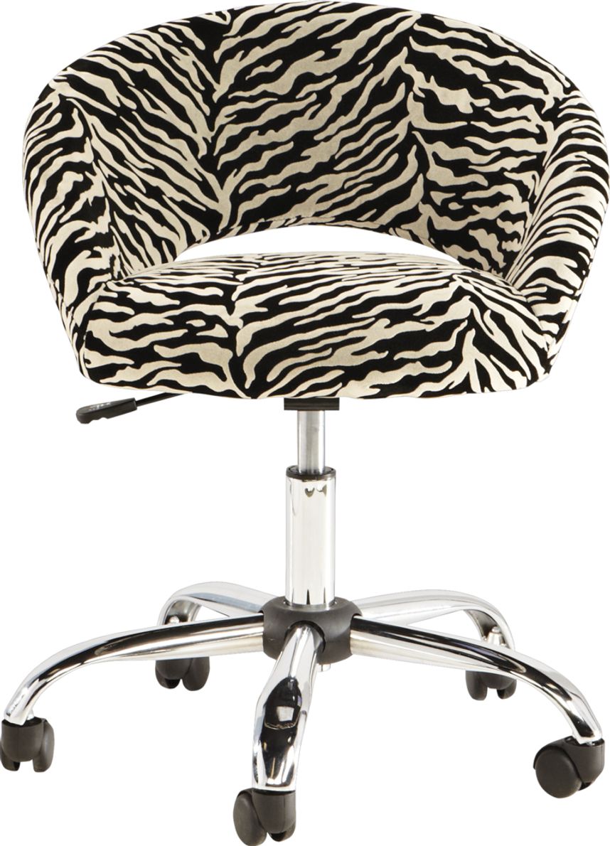 Animal print computer online chair