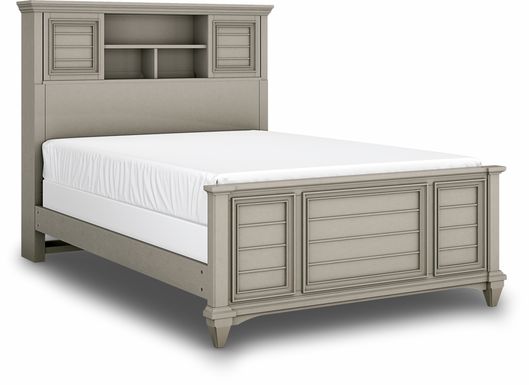 Kids Hilton Head Gray 3 Pc Full Bookcase Bed