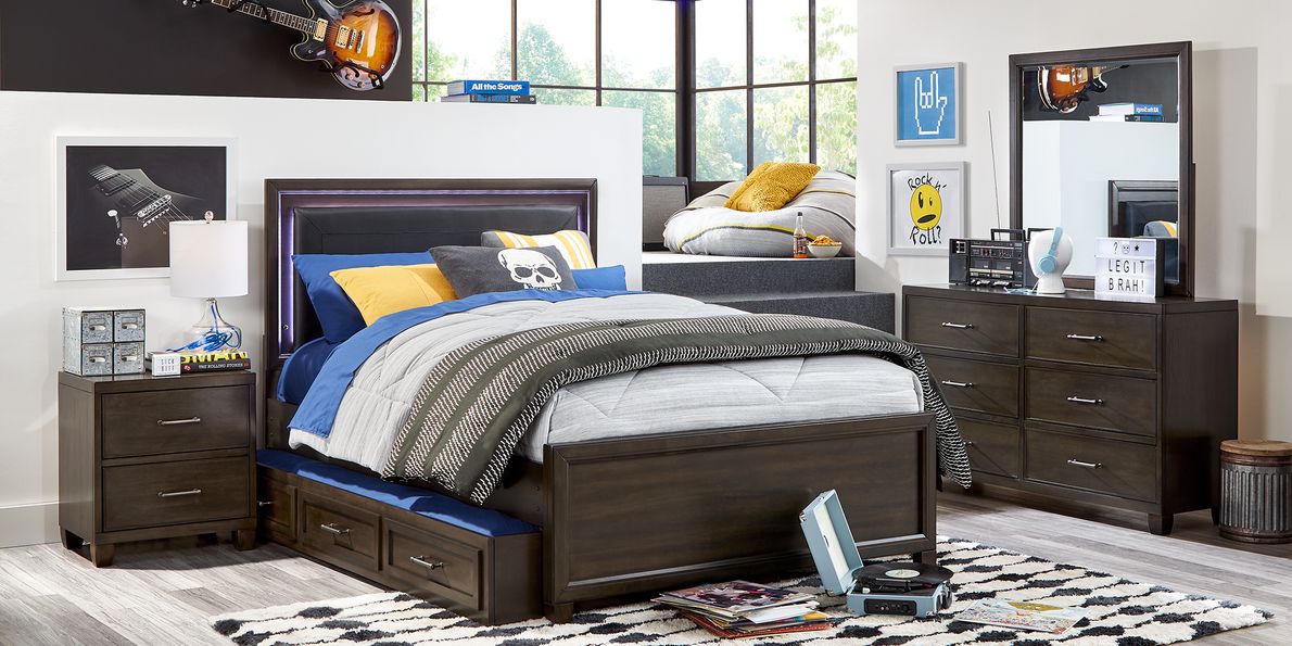 Boys upholstered deals bed