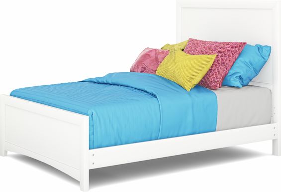 Kids Ivy League 2.0 White 3 Pc Full Panel Bed