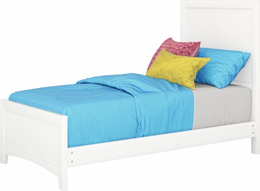 Kids Ivy League 2.0 White Twin Panel Bed